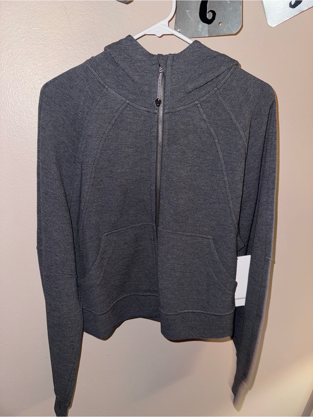 Women’s Lululemon Scuba Oversized Full Zip Hoodie with High Rise Shorts 5”